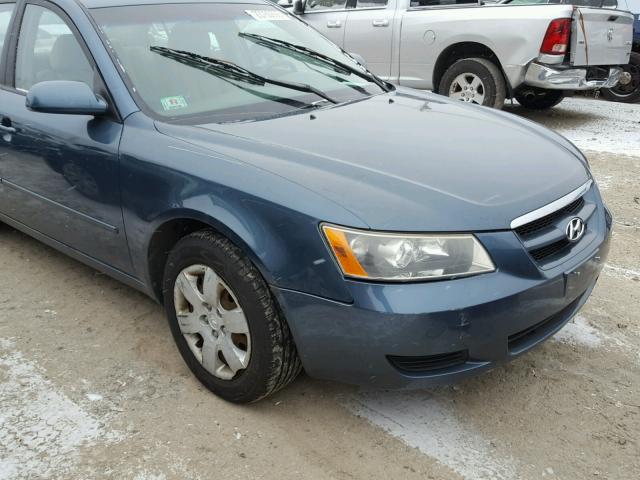 KMHET46C56A078066 - 2006 HYUNDAI SONATA GL BLUE photo 9