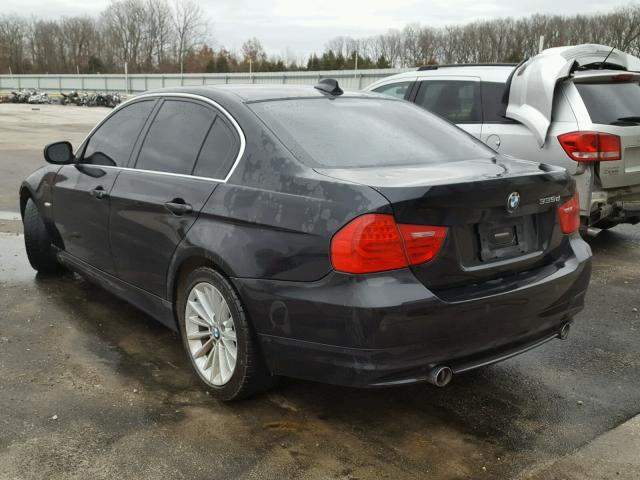 WBAPN7C52BA779699 - 2011 BMW 335 D BLACK photo 3