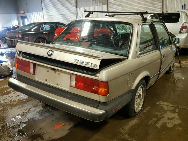 WBAAA1307H2322618 - 1987 BMW 325 IS TAN photo 4