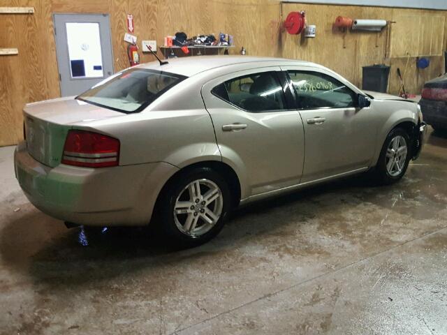 1B3LC56K78N101417 - 2008 DODGE AVENGER SX GOLD photo 4