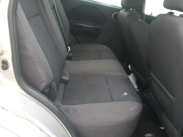 KL1TD66638B213970 - 2008 CHEVROLET AVEO BASE Srebrny zdjęcie 6