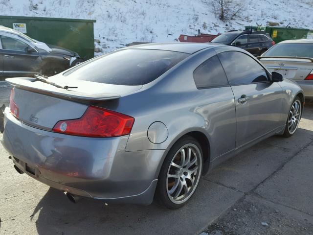 JNKCV54E15M411715 - 2005 INFINITI G35 SILVER photo 4