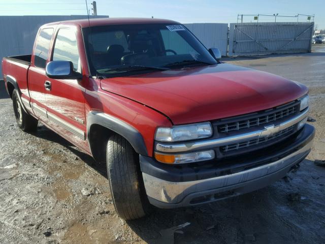 1GCEK19T2YE256481 - 2000 CHEVROLET SILVERADO RED photo 1