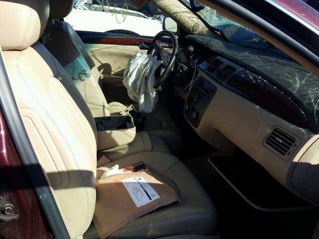 1G4HD57267U193667 - 2007 BUICK LUCERNE CX BURGUNDY photo 5