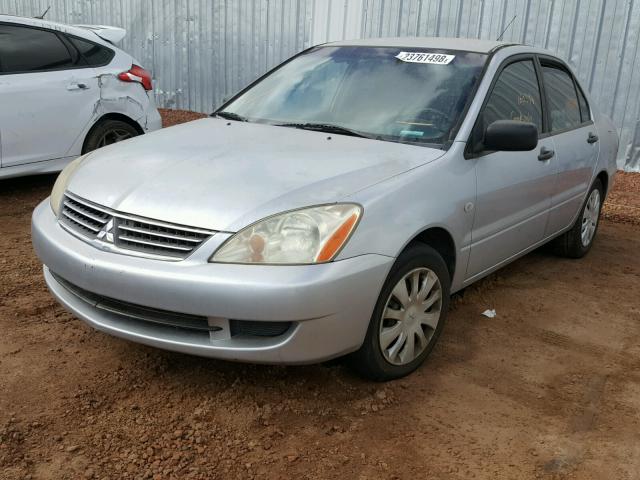 JA3AJ26E26U053556 - 2006 MITSUBISHI LANCER ES GRAY photo 2