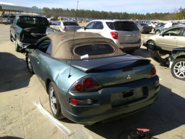 4A3AE45G65E001955 - 2005 MITSUBISHI ECLIPSE SP GREEN photo 3