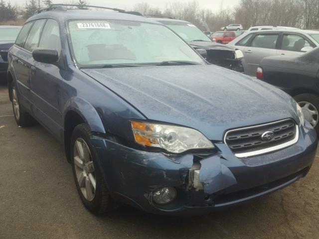 4S4BP61C667317776 - 2006 SUBARU LEGACY OUT BLUE photo 1