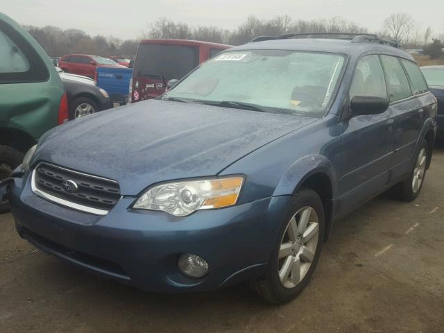 4S4BP61C667317776 - 2006 SUBARU LEGACY OUT BLUE photo 2