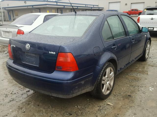 3VWSG69M71M174463 - 2001 VOLKSWAGEN JETTA GLS BLUE photo 4