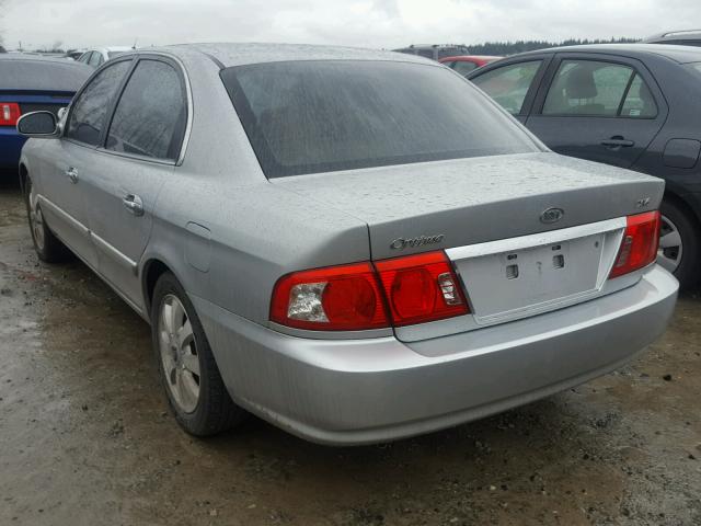 KNAGD128065456956 - 2006 KIA OPTIMA LX SILVER photo 3