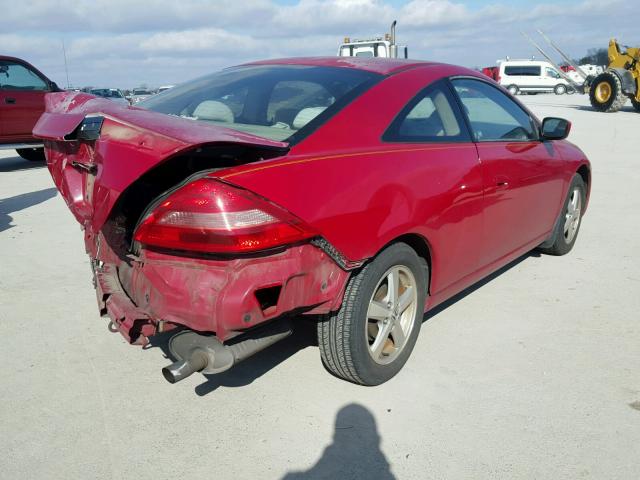 1HGCM72565A024356 - 2005 HONDA ACCORD LX RED photo 4