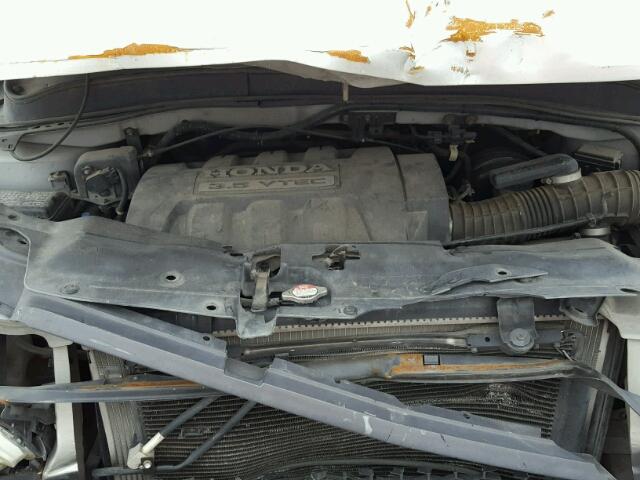 5FNYF18585B010341 - 2005 HONDA PILOT EXL SILVER photo 7