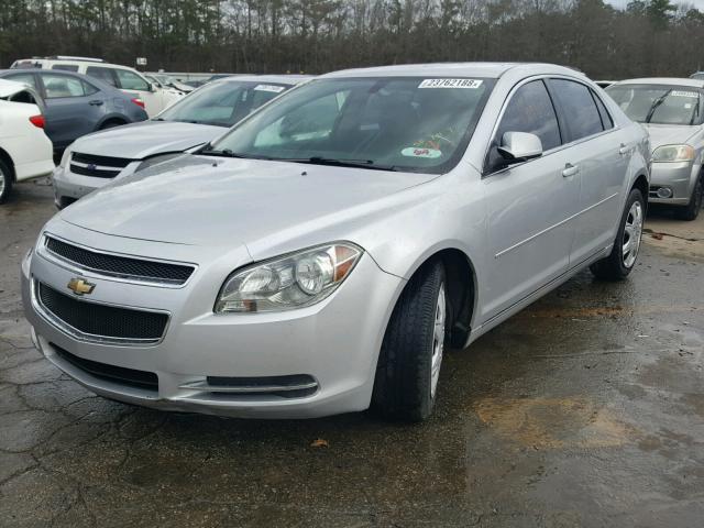 1G1ZC5E03AF320621 - 2010 CHEVROLET MALIBU 1LT ვერცხლისფერი ფოტო 2