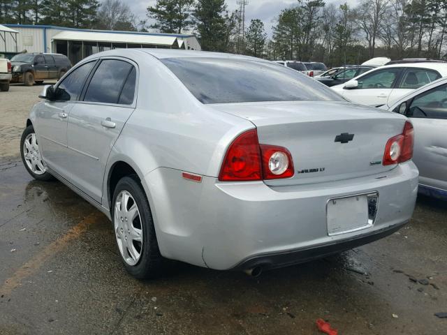 1G1ZC5E03AF320621 - 2010 CHEVROLET MALIBU 1LT ვერცხლისფერი ფოტო 3