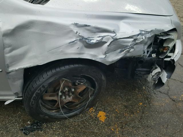 1G1ZC5E03AF320621 - 2010 CHEVROLET MALIBU 1LT ვერცხლისფერი ფოტო 9