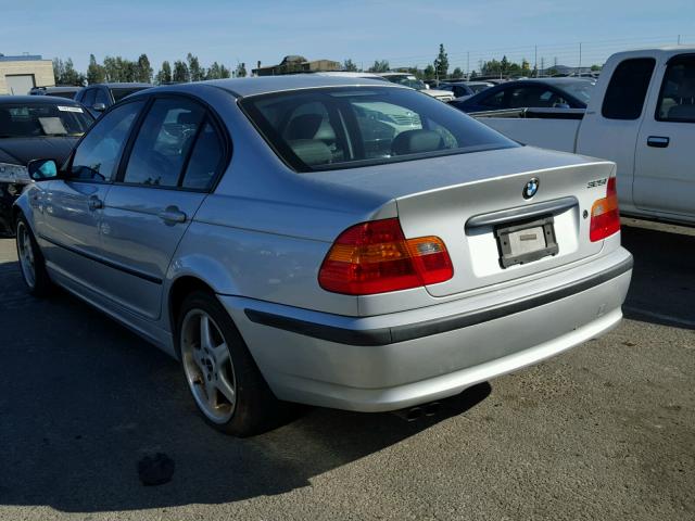 WBAET37482NG71199 - 2002 BMW 325 I SILVER photo 3