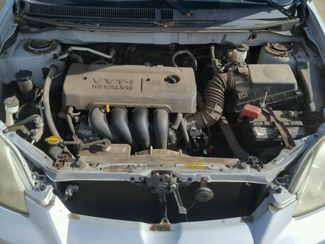 2T1KR32E05C384111 - 2005 TOYOTA MATRIX SILVER photo 7