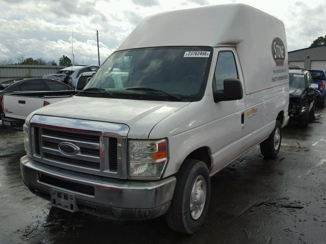 1FTNE24L38DA26507 - 2008 FORD ECONOLINE WHITE photo 2