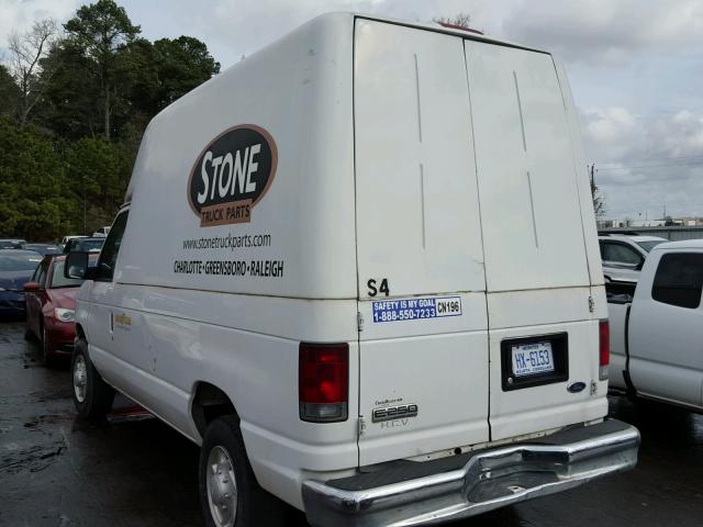 1FTNE24L38DA26507 - 2008 FORD ECONOLINE WHITE photo 3