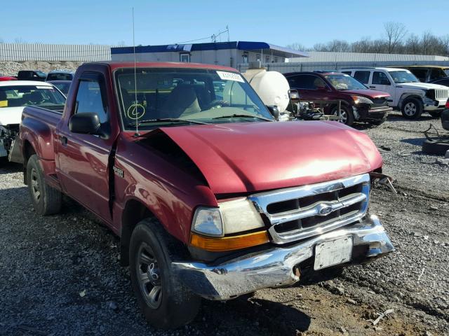 1FTYR10V6YPA60586 - 2000 FORD RANGER RED photo 1