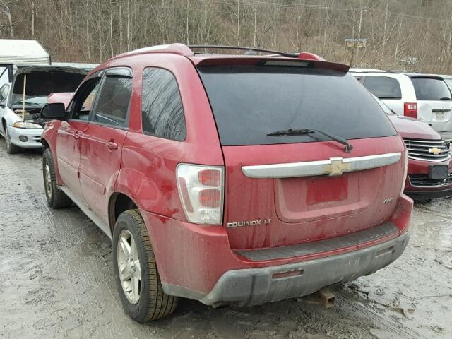 2CNDL73FX56044552 - 2005 CHEVROLET EQUINOX LT BURGUNDY photo 3