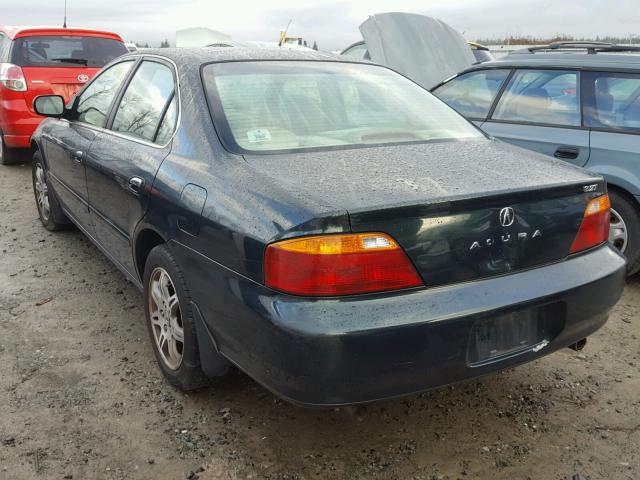 19UUA56711A012848 - 2001 ACURA 3.2TL GREEN photo 3