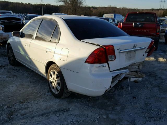 2HGES26753H533978 - 2003 HONDA CIVIC EX თეთრი ფოტო 3