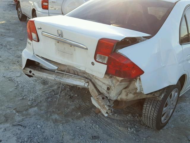 2HGES26753H533978 - 2003 HONDA CIVIC EX თეთრი ფოტო 9