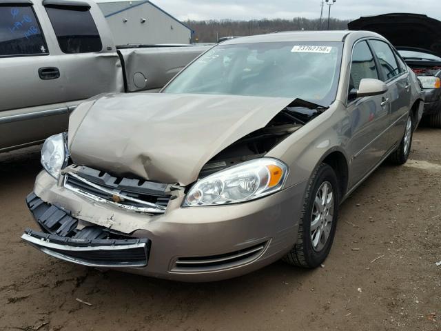 2G1WS55R179357074 - 2007 CHEVROLET IMPALA POL GOLD photo 2