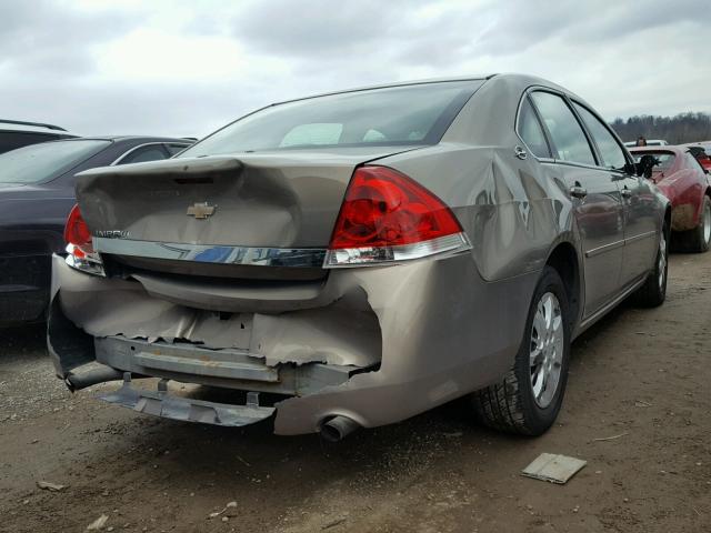 2G1WS55R179357074 - 2007 CHEVROLET IMPALA POL GOLD photo 4