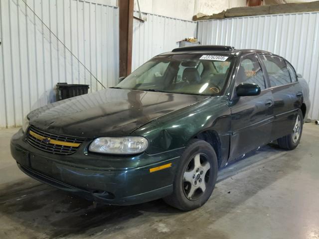 1G1NE52J23M706869 - 2003 CHEVROLET MALIBU LS GREEN photo 2