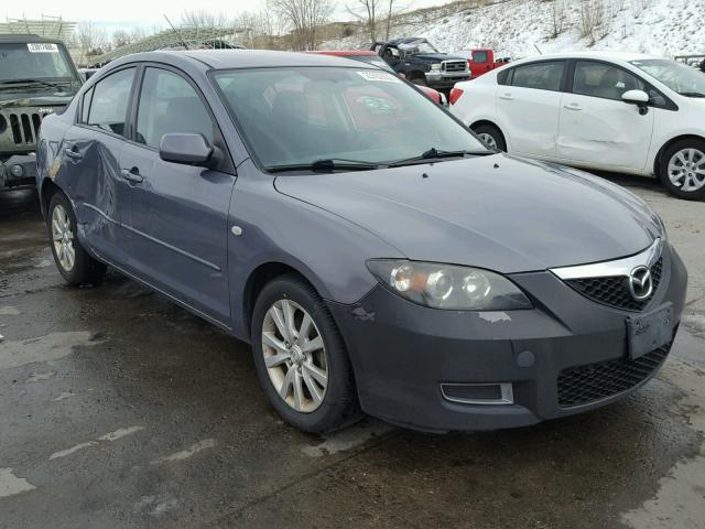 JM1BK32F381794438 - 2008 MAZDA 3 I GRAY photo 1