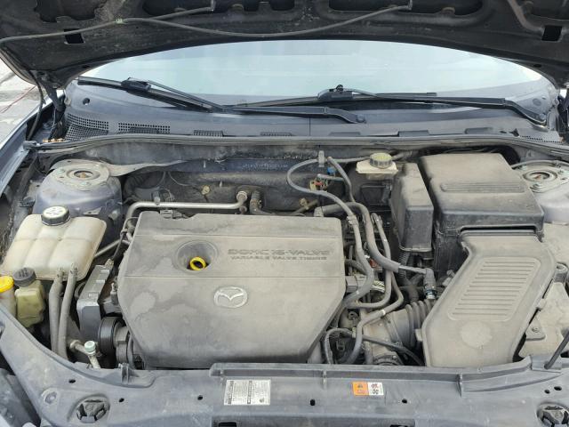 JM1BK32F381794438 - 2008 MAZDA 3 I GRAY photo 7