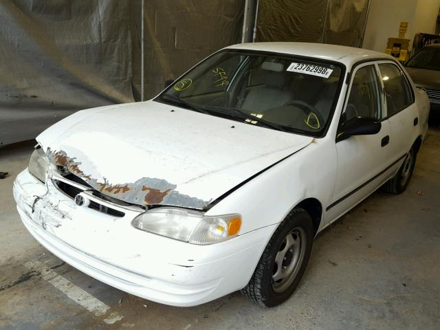 1NXBR12E0XZ229208 - 1999 TOYOTA COROLLA VE WHITE photo 2