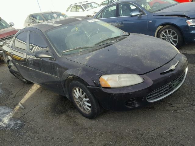 1C3EL46X83N548591 - 2003 CHRYSLER SEBRING LX BLACK photo 1