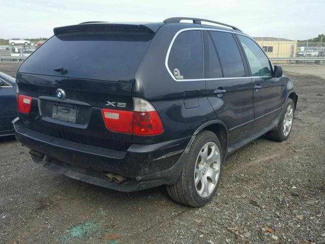 WBAFB33591LH12374 - 2001 BMW X5 4.4I BLACK photo 4