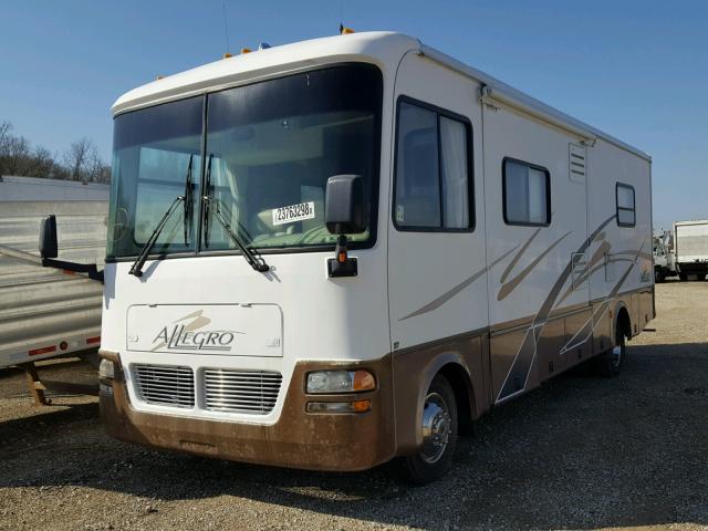 1F6NF53S940A02854 - 2004 ALLE MOTORHOME TWO TONE photo 2