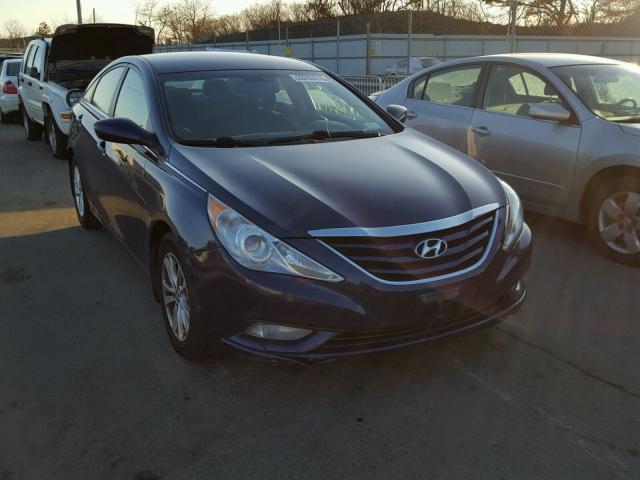 5NPEB4AC5DH630752 - 2013 HYUNDAI SONATA GLS BLUE photo 1