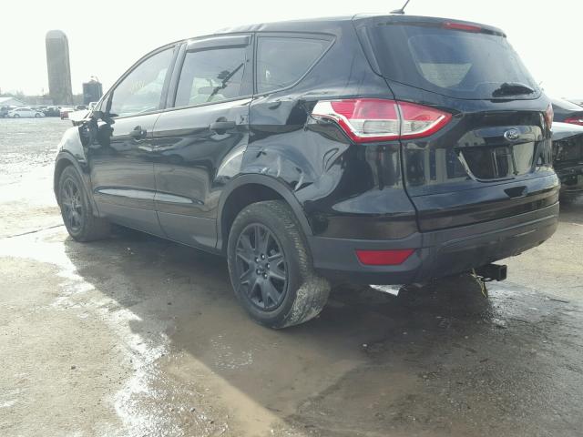 1FMCU0F75FUB65321 - 2015 FORD ESCAPE S BLACK photo 3