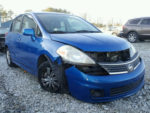 3N1BC13E38L355551 - 2008 NISSAN VERSA S BLUE photo 1