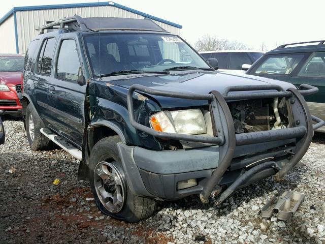 5N1ED28Y11C591323 - 2001 NISSAN XTERRA XE GREEN photo 1