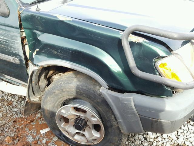 5N1ED28Y11C591323 - 2001 NISSAN XTERRA XE GREEN photo 9