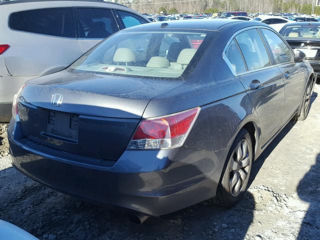 1HGCP2F80AA108469 - 2010 HONDA ACCORD EXL GRAY photo 4