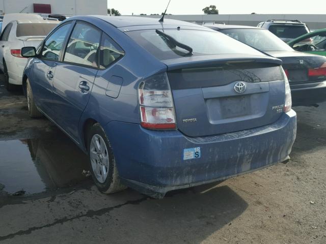 JTDKB20U340045764 - 2004 TOYOTA PRIUS BLUE photo 3