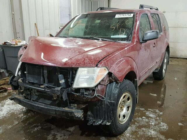 5N1AR18W36C668693 - 2006 NISSAN PATHFINDER RED photo 1