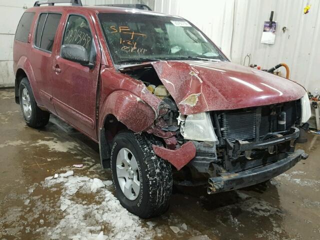 5N1AR18W36C668693 - 2006 NISSAN PATHFINDER RED photo 2