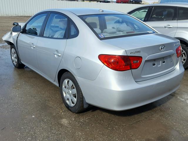 KMHDU46D38U586071 - 2008 HYUNDAI ELANTRA GL SILVER photo 3