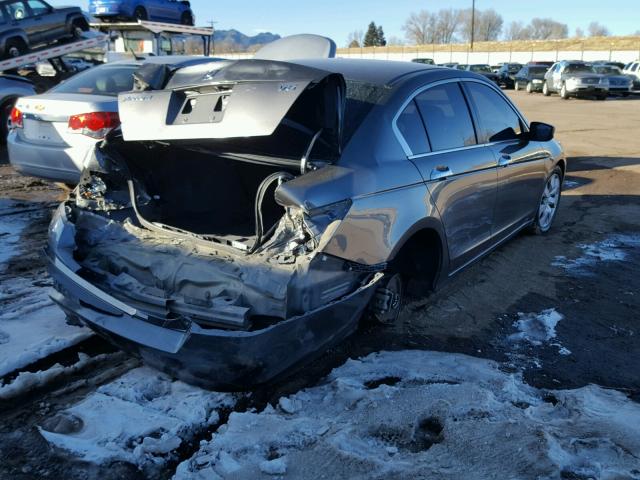 1HGCP36799A043954 - 2009 HONDA ACCORD EX GRAY photo 4