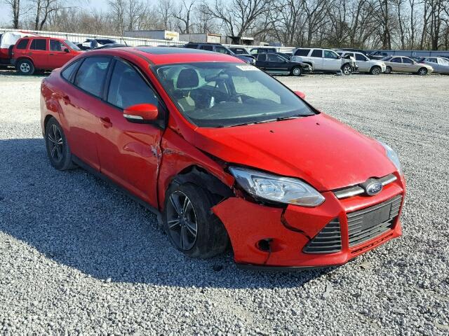 1FADP3F22EL195487 - 2014 FORD FOCUS SE RED photo 1