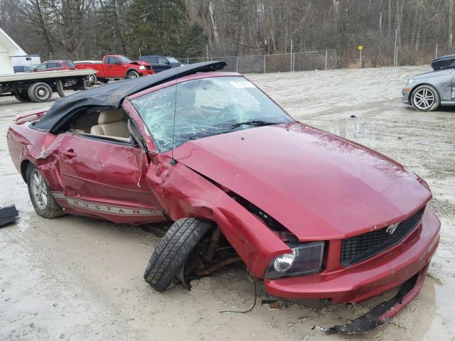 1ZVFT84N965262470 - 2006 FORD MUSTANG RED photo 1